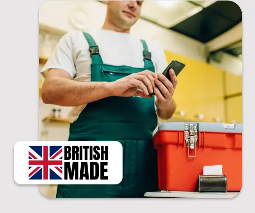 Proudly made in Britain